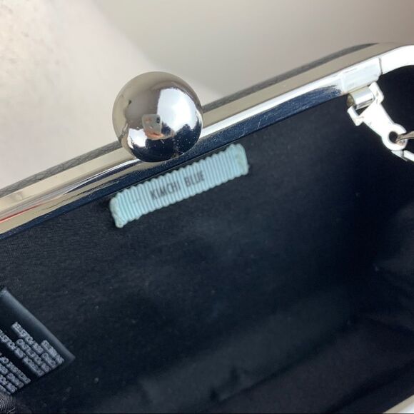 Kimchi Blu Gem Encrusted Clamshell Evening Bag Small Shoulder Cross-body - Picture 13 of 14